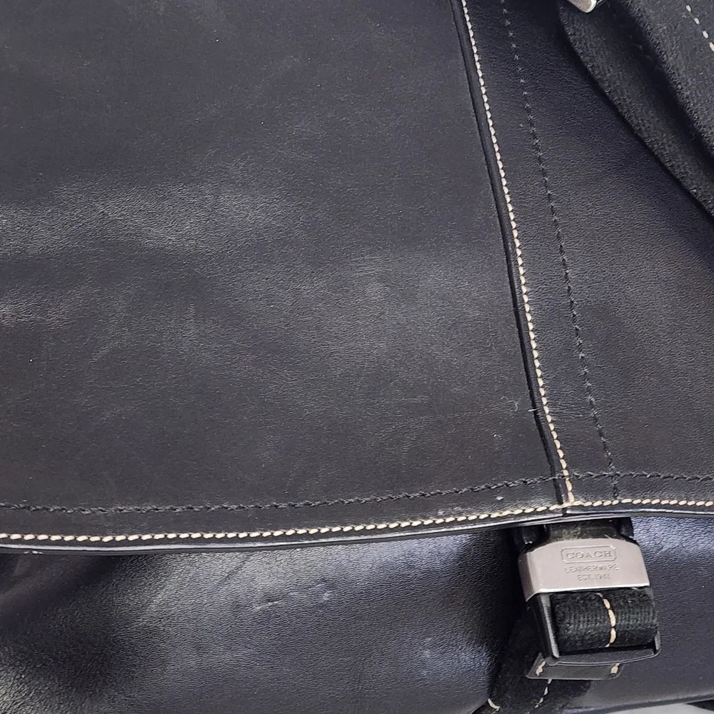 Coach Legacy Briefcase Messenger Bag 5A02Black Leather Limited Edition 2006
